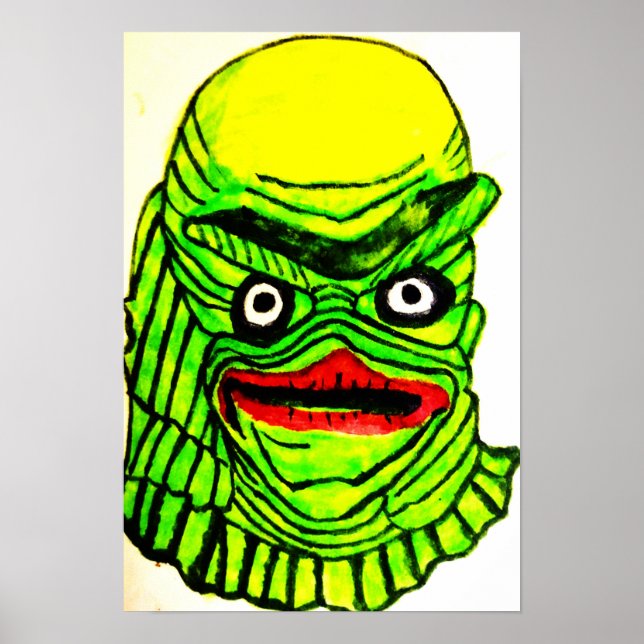 POSTER CRÉATURE HALLOWEEN À PARTIR DE L'ABYSS (Devant)