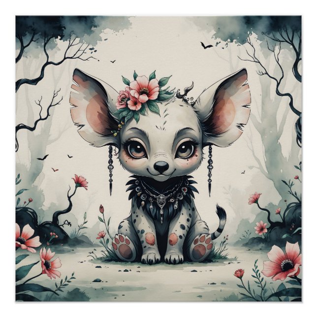 Poster Créature Imaginaire enchantée (Devant)