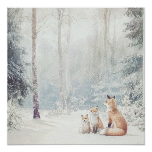 Poster Créatures des bois (Devant)