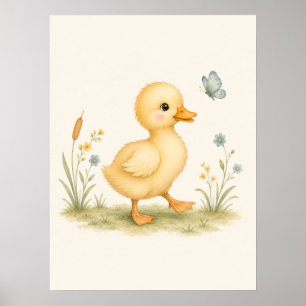 Poster Crèche Petit Canard
