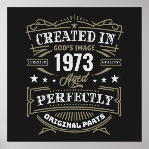 Poster Créé dans l'image de Dieu Customisé