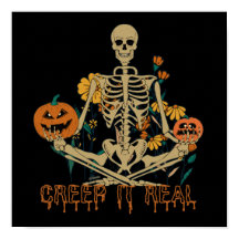 CREEP IT VRAIMENT effrayant citrouille squelette d
