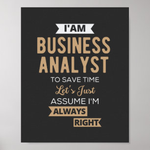 Poster créer un analyste d'entreprise pour gagner du temp
