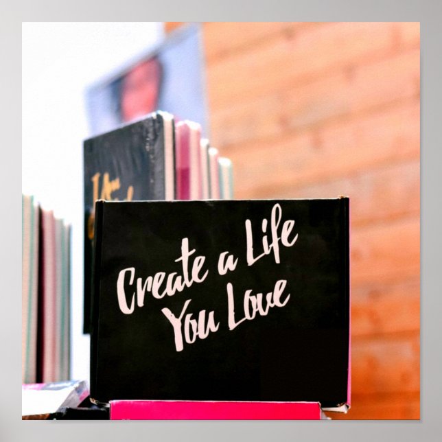 Poster Créer Une Vie Que Vous Aimez (Devant)