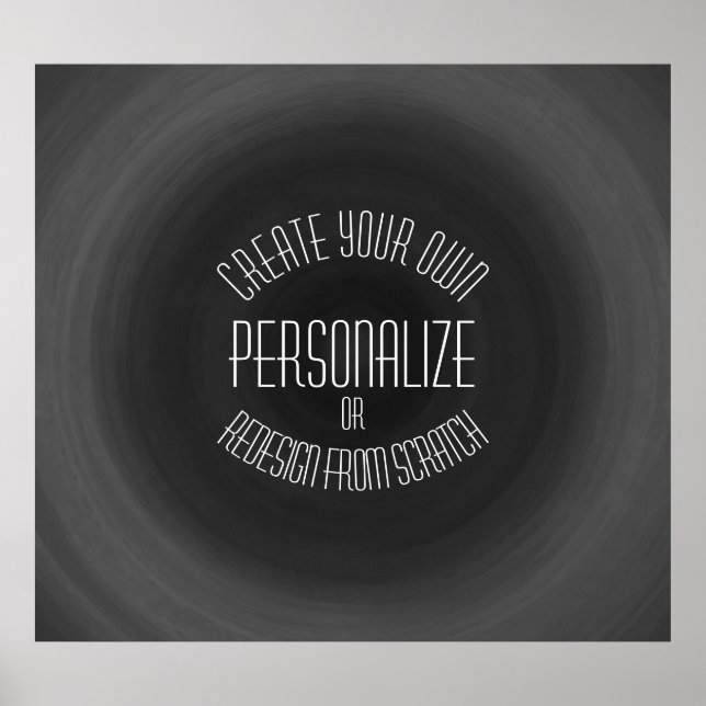 Poster Créer votre propre - Conception personnalisée (Devant)