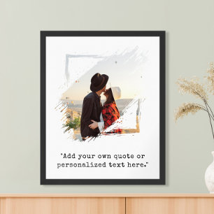 Poster Créer votre propre photo de devis personnalisée