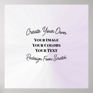 Poster Créez les vôtres