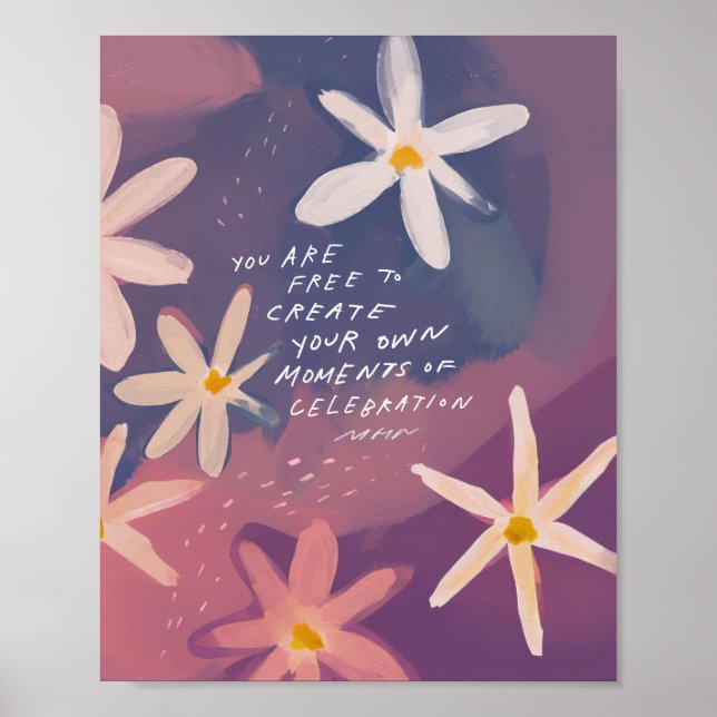 Poster Créez Vos Propres Célébrations, Inspirationnelles (Devant)
