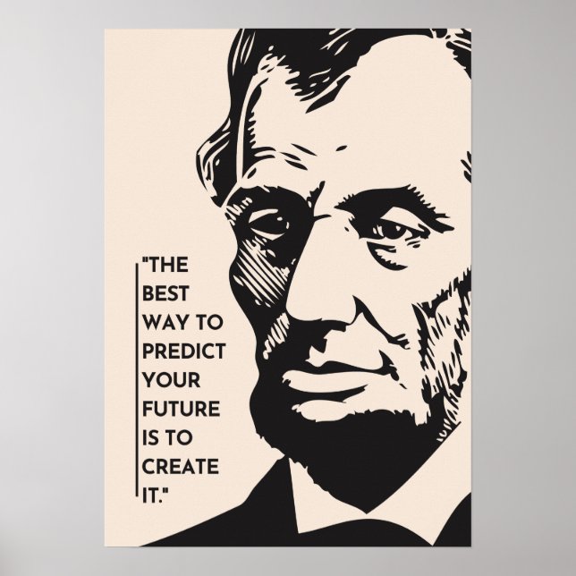 Poster Créez votre chemin avec Abraham Lincoln (Devant)