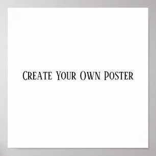 Poster Créez votre propre