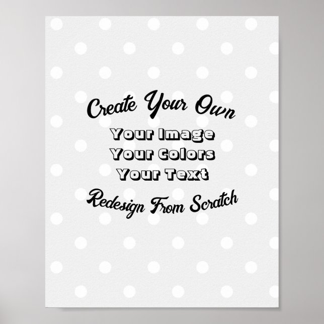 Poster Créez Votre Propre (Devant)