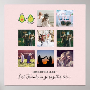 Poster Créez votre propre BFF Photo Collections cadeaux -