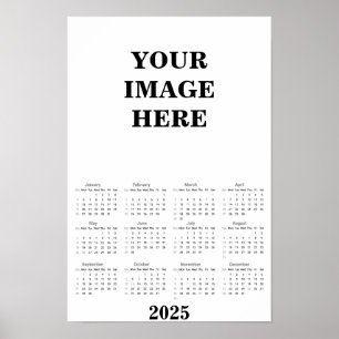 Poster Créez votre propre calendrier 2025