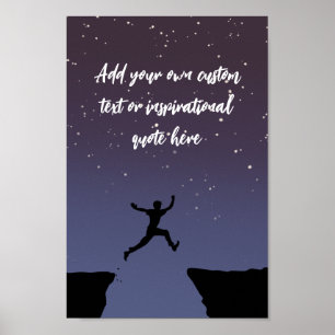 Poster Créez Votre Propre Citation Motivationnelle De Nui
