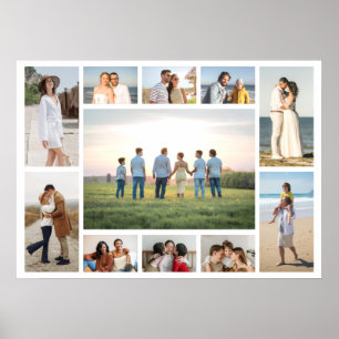 Poster Créez votre propre collage de 11 photos 