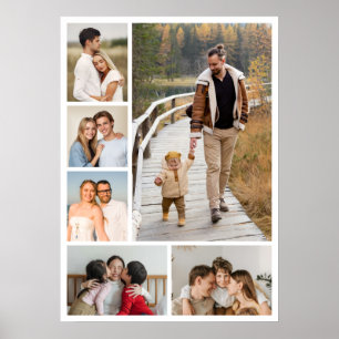 Poster Créez votre propre collage de 6 photos