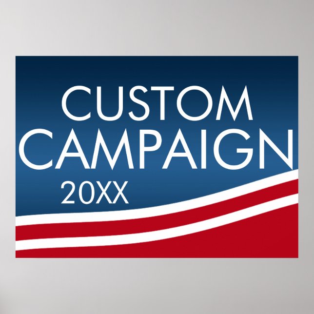 Poster Créez votre propre conception d'élection (Devant)