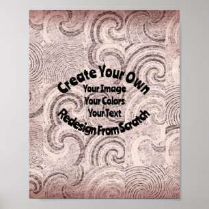 Poster Créez votre propre conception personnalisée