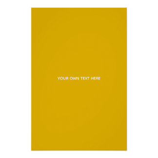 Poster Créez votre propre design personnalisé jaune