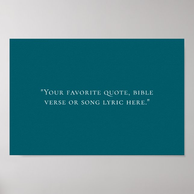 Poster Créez votre propre devis (Devant)