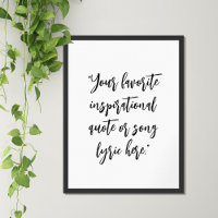 Créez votre propre devis de calligraphie de script