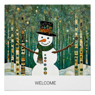 Poster Créez votre propre devis de Noël d'hiver
