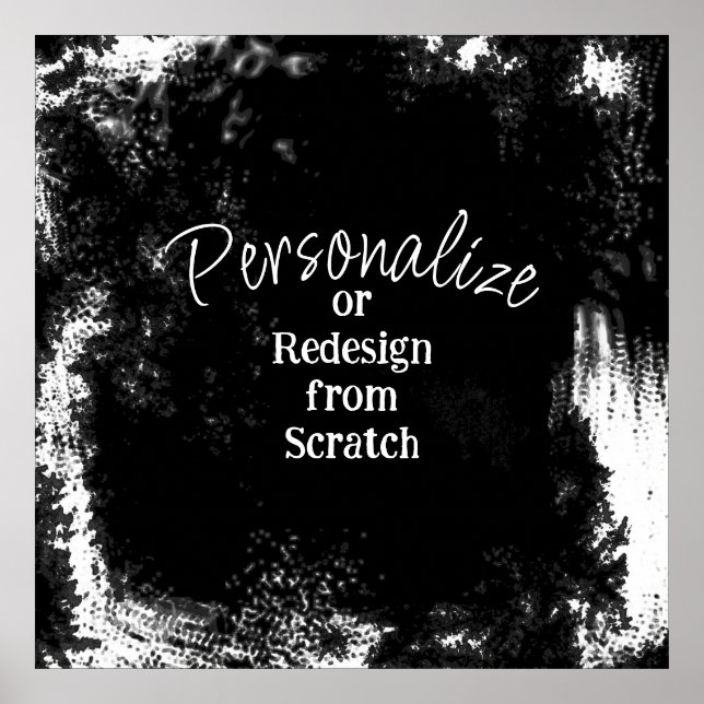 Poster Créez votre propre personnalisation (Devant)