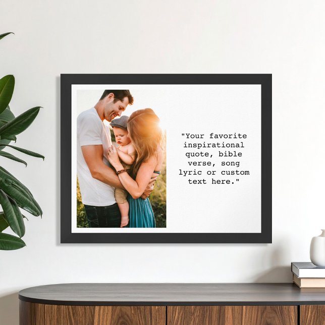 Poster Créez votre propre photo personnalisée et un devis (Créateur téléchargé)