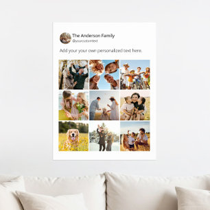 Poster Créez votre propre profil de photos sur les médias