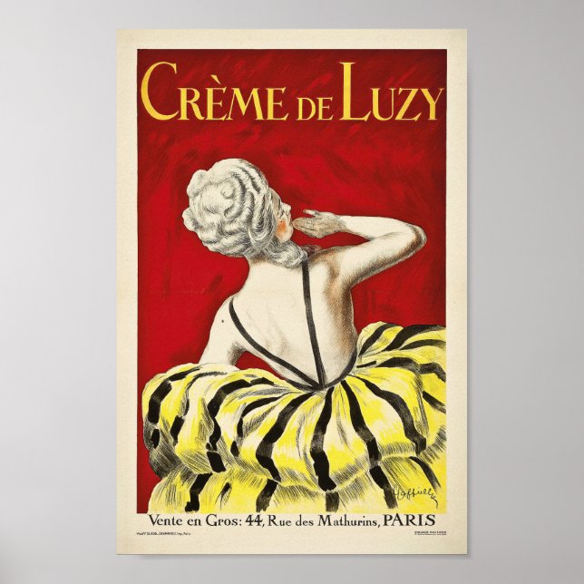 Poster Crème De Luzy | Leonetto Cappiello (Devant)