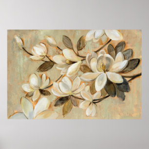 Poster Crème de simplicité de magnolia