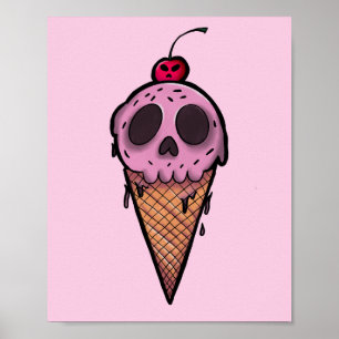 Poster Crème Épouvantable