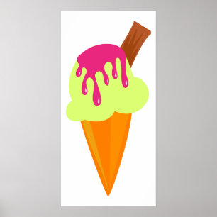 Poster Crème glacée
