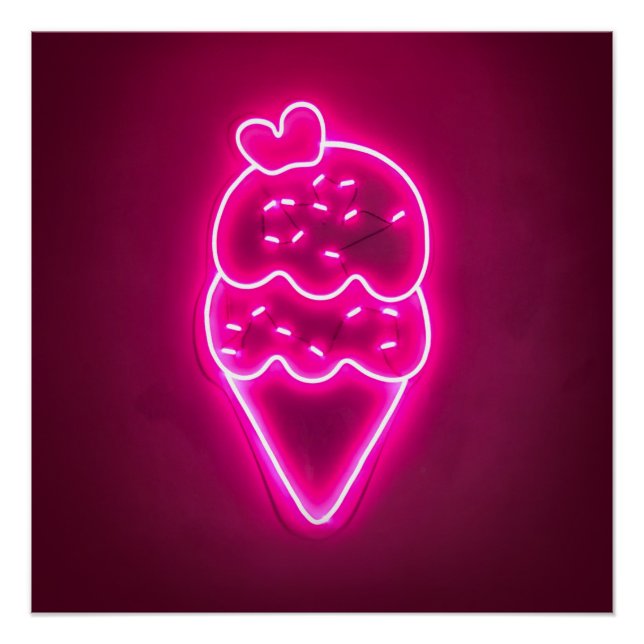 Poster Crème glacée Art fraise Crème glacée Clip Art Pain (Devant)