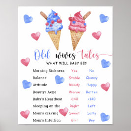 Poster Crème glacée Old Wives Tales Genre Reveval Board