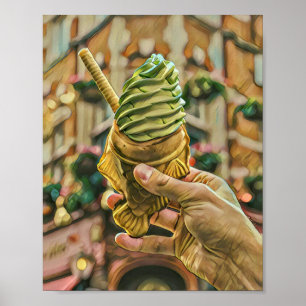 Poster Crème glacée pour enfants