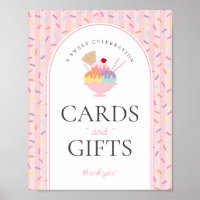 Crème glacée Sundae Heres Scoop Cards & Cadeaux