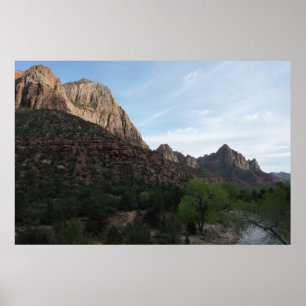 Poster Crépuscule à Canyon Junction dans le parc national