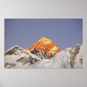Poster Crépuscule en mont Everest, Népal