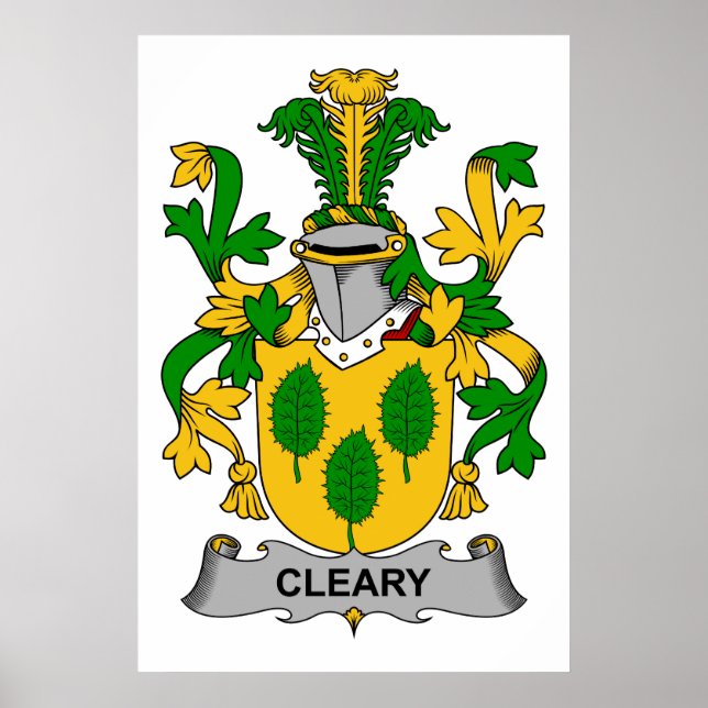 Poster Crest Clary Family (Devant)