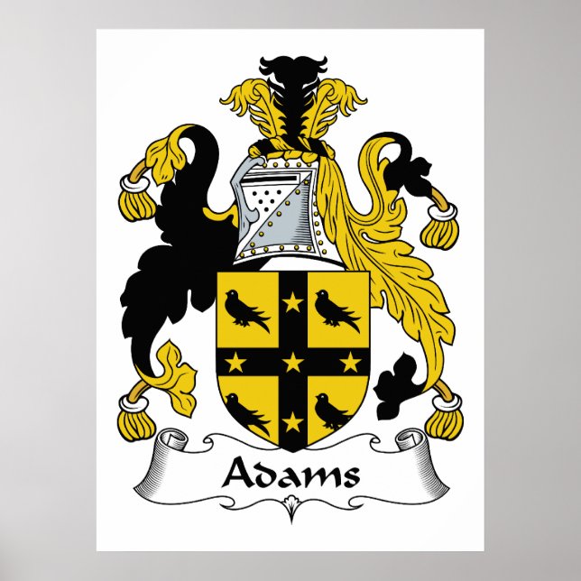 Poster Crest de la famille Adams (Devant)