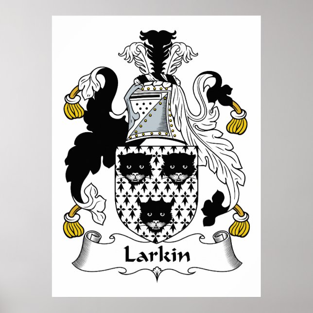 Poster Crest de la famille Larkin (Devant)