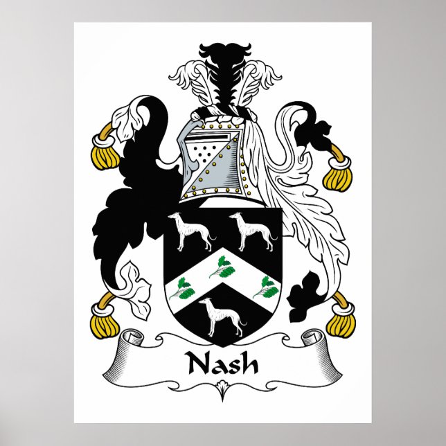 Poster Crest de la famille Nash (Devant)