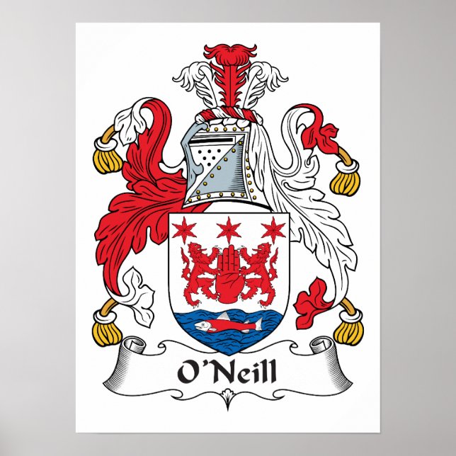 Poster Crest de la famille O'Neill (Devant)