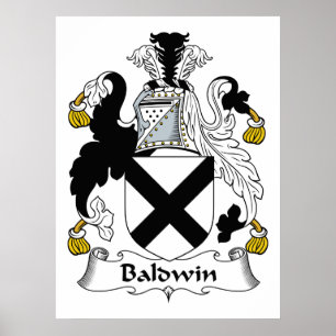Poster Crête de famille de Baldwin
