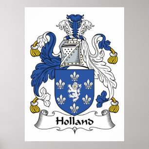 Poster Crête de famille de la Hollande