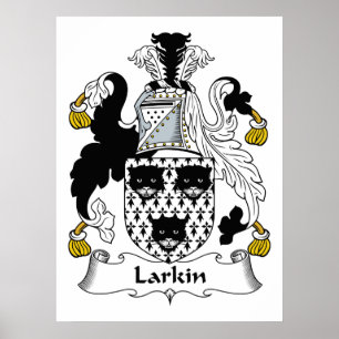 Poster Crête de famille de Larkin