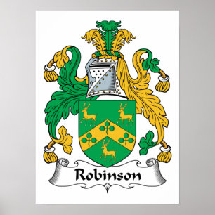 Poster Crête de famille de Robinson