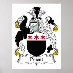 Poster Crête de famille du prêtre