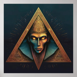 Poster Crête murale Illuminati